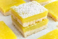Zesty Plant-Based Lemon Squares