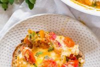 Rustic Bruschetta Egg Bake