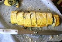 Swirled Spinach Artichoke Egg Roll
