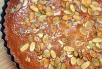 Spiced Pumpkin Honey Butter Cake