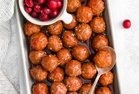 Sweet and Tangy Slow Cooker Cranberry Meatballs