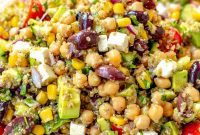 Zesty Quinoa Chickpea Power Salad