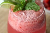 Luscious Strawberry Watermelon Drink