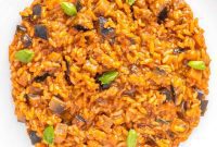 Velvet Aubergine Risotto