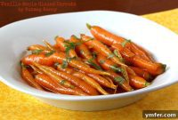 Exquisite Vanilla Maple Glazed Carrots