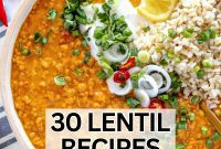 Hearty Lentil Harvest 30 Wholesome Recipes
