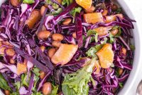 Zesty Red Cabbage Slaw