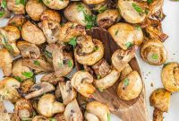 Crispy Air-Fried Mushrooms
