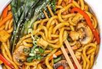 Sizzling Japanese Udon Stir-fry