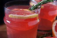 Zesty Herbaceous Grapefruit Sparkler