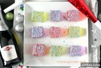 Effervescent Champagne Gelatin Gems