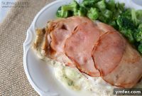 Creamy Broccoli and Cheese Stuffed Chicken