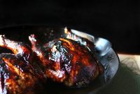 Decadent Pomegranate Molasses Glazed Cornish Hens