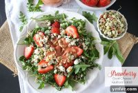 Summer Strawberry Chevre Quinoa Bowl