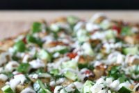 Greek Chicken Souvlaki Pizza