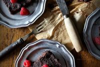 Smoky Raspberry Black Bean Brownies