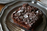 Fudgy Dark Chocolate Yogurt Brownies