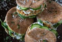 Mediterranean Chicken Souvlaki Burgers