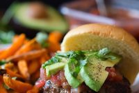 Cheesy Salsa Burger Bliss