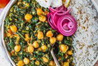 Spiced Chickpea and Spinach Curry
