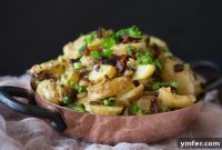 Savory Warm Potato Salad with Bacon and Fresh Herbs