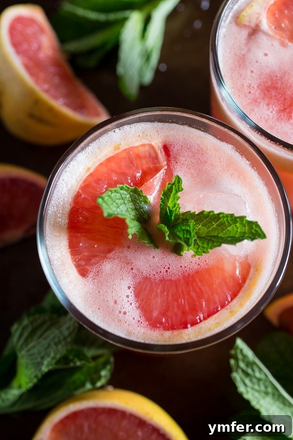 Zesty Grapefruit Margarita 2 This fresh grapefruit margarita is packed full of grapefruit and lime flavor. Serve it on the rocks or frozen - either way is totally delicious!