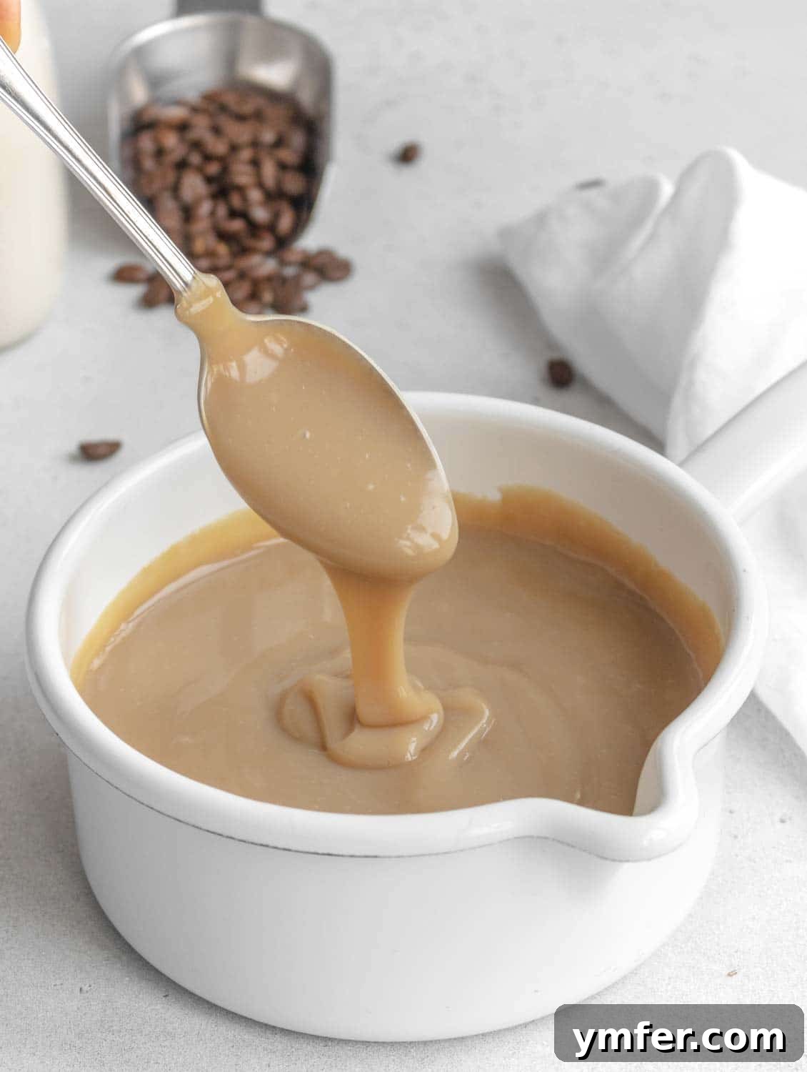 coffee flavoured custard
