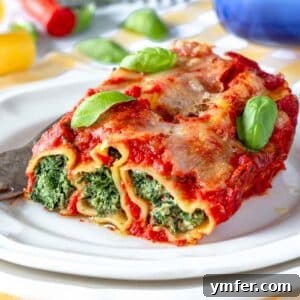 Hearty Stuffed Pasta Bake 13 Cannelloni with spinach and ricotta filling