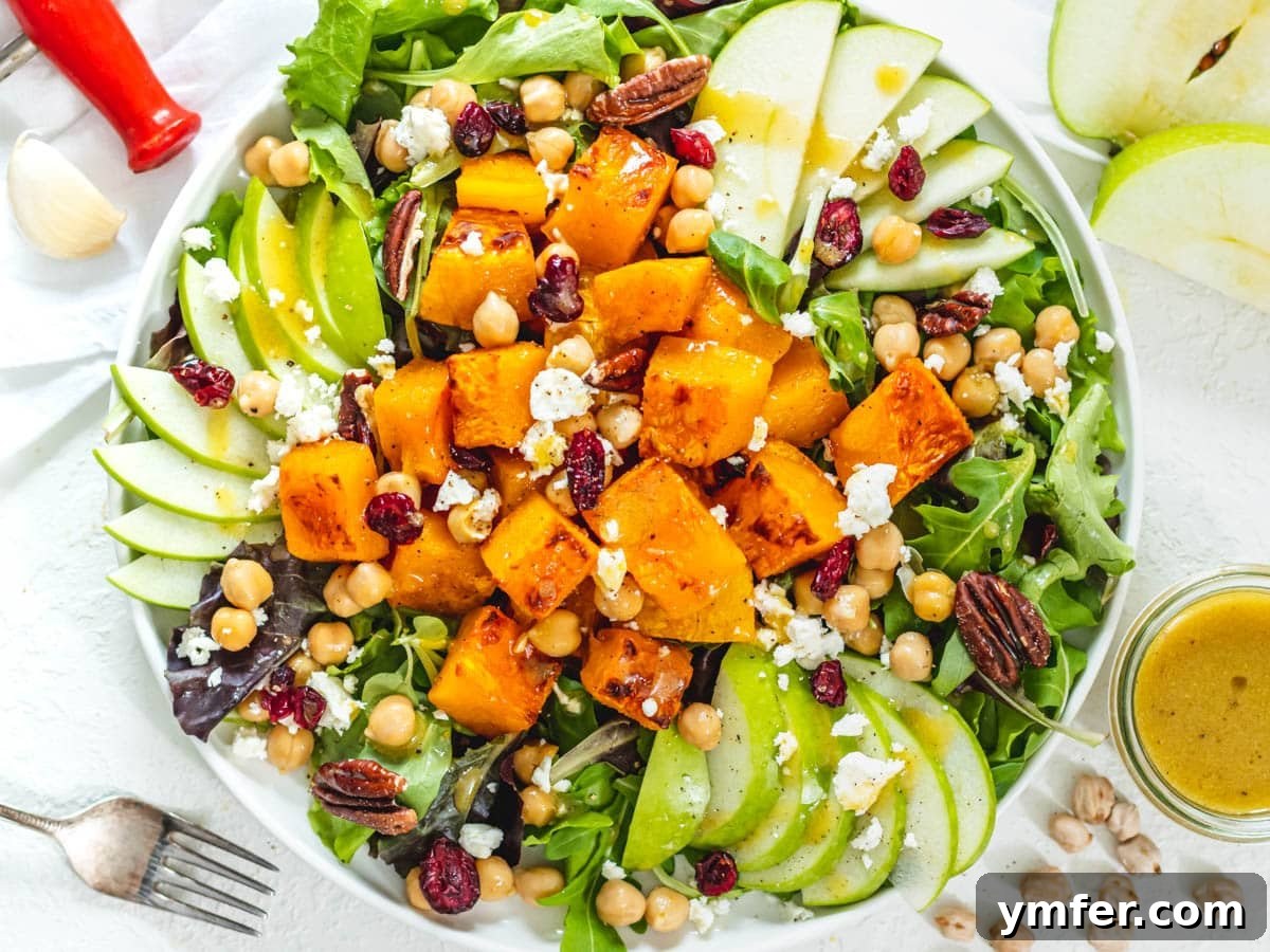 12 Cozy Butternut Squash Dishes 12 Butternut squash salad with a vibrant dressing.