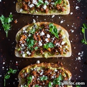 Gourmet Chorizo Cotija Guacamole Toast 5 img 10912 4