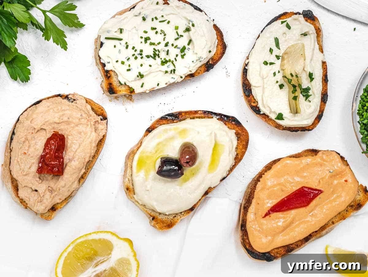 Fuel Your Morning: 30 Plant-Powered Breakfast Creations 11 tofu cream cheese bruschetta