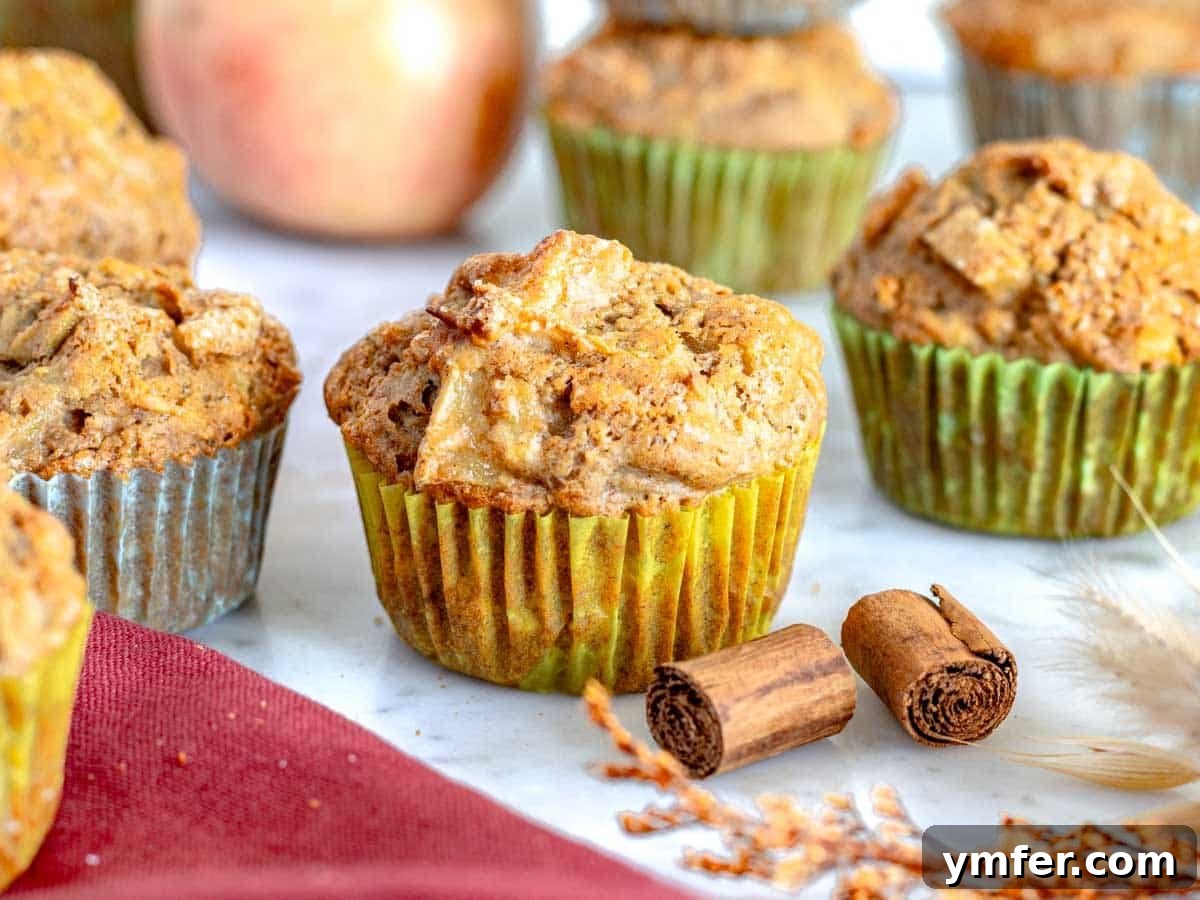 Fuel Your Morning: 30 Plant-Powered Breakfast Creations 18 easy apple muffins with cinnamon sticks