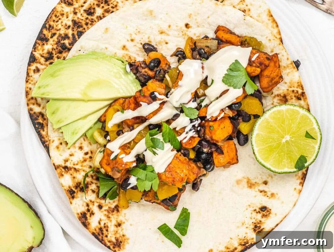 Fuel Your Morning: 30 Plant-Powered Breakfast Creations 8 Sweet Potato Hash on tortilla