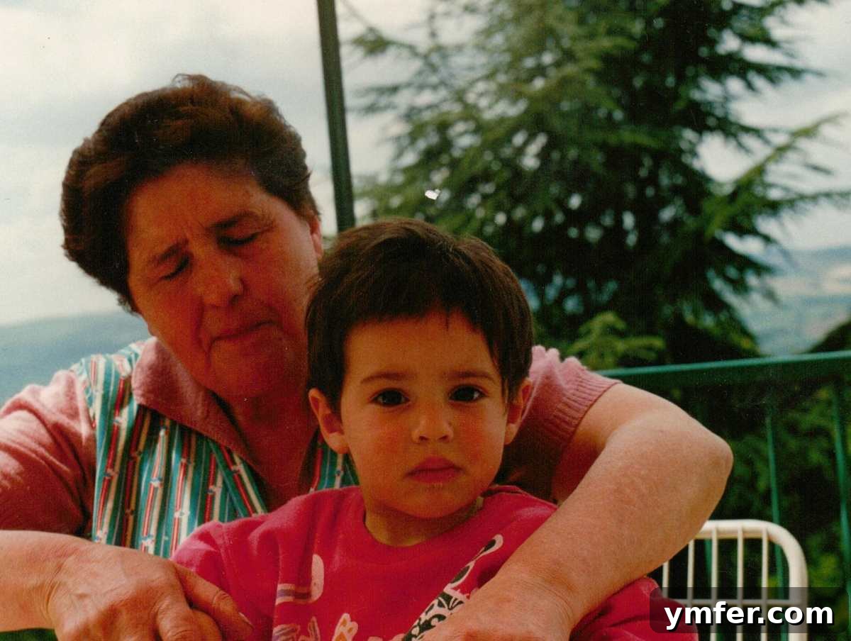 Soothing Small Pasta 12 Nico and Nonna Lidia preparing lunch together in a kitchen, sharing a tender moment.