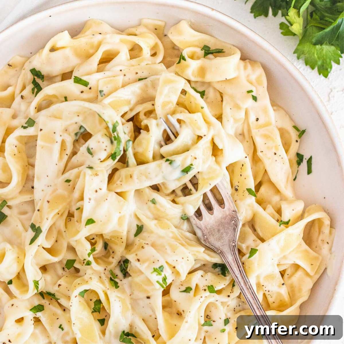 High Satisfaction Low-Calorie Meals 15 Creamy Cauliflower Alfredo Sauce, a lighter alternative without heavy cream.