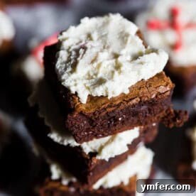 These espresso chocolate chip brownies are super fudgy and topped with a homemade fluffy vanilla bean buttercream. These are the type of brownies that will have you sneaking into the kitchen at midnight for a snack. Plus they are super simple to make!