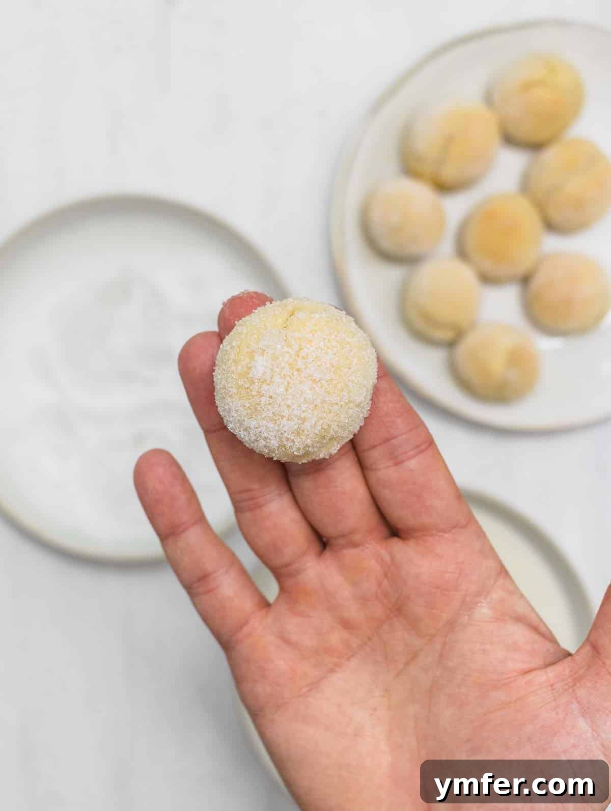 Castagnole Italian Carnival Fritters 17 A perfectly sugar-coated oven-baked Castagnola, glistening and ready to be savored