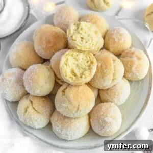 Italian Dough balls with sugar, Castagnole