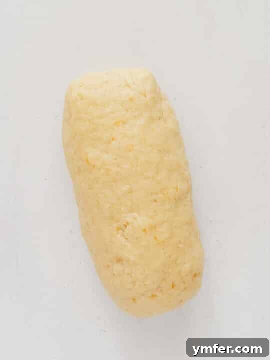 Castagnole Italian Carnival Fritters 10 Castagnole dough after proper kneading, smooth, elastic, and ready for shaping