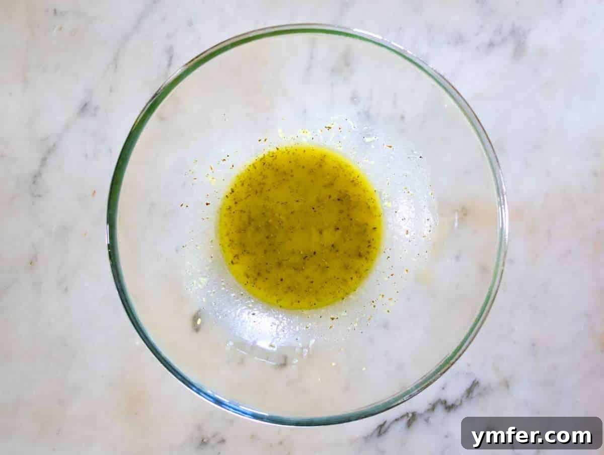 Summer Peach & Creamy Feta Delight 5 Olive oil based dressing for the summer pasta salad.