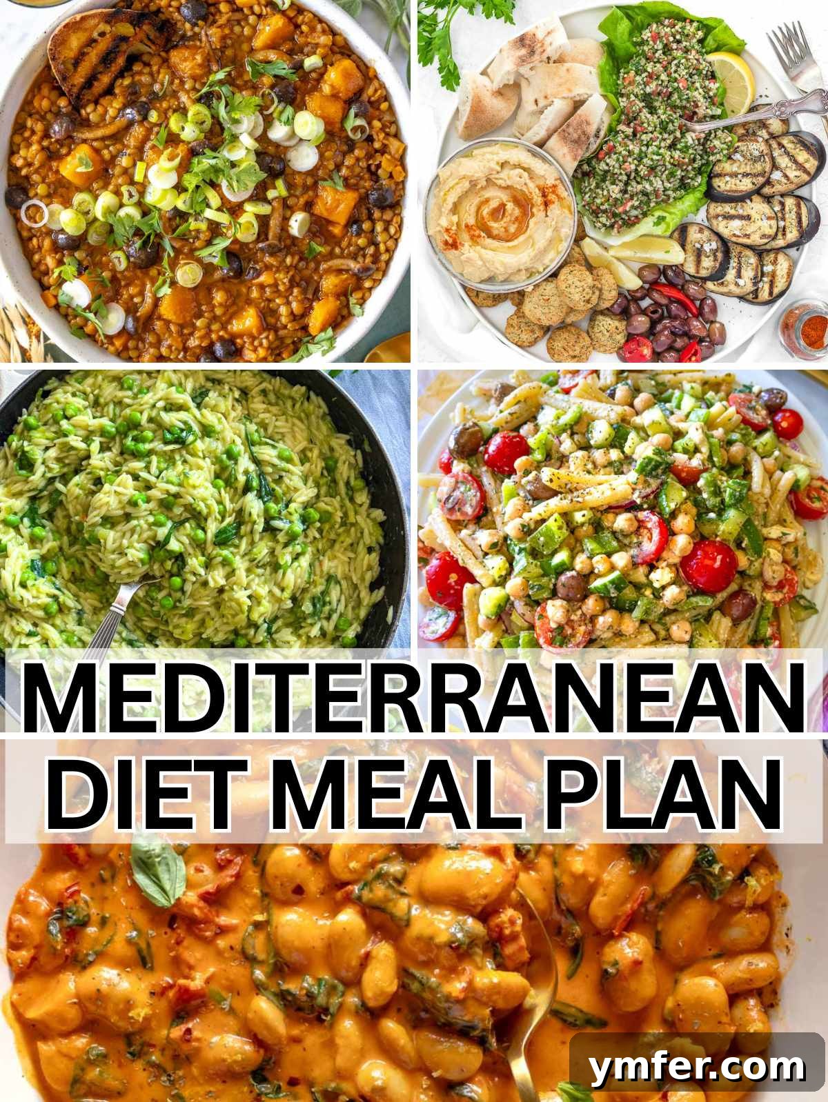 Mediterranean Diet for Vibrant Health 2 Mediterranean diet meal plan overview, showcasing a vibrant assortment of fresh, colorful ingredients like ripe vegetables, fruits, whole grains, and healthy fats on a rustic wooden table, symbolizing a healthy and balanced eating approach.