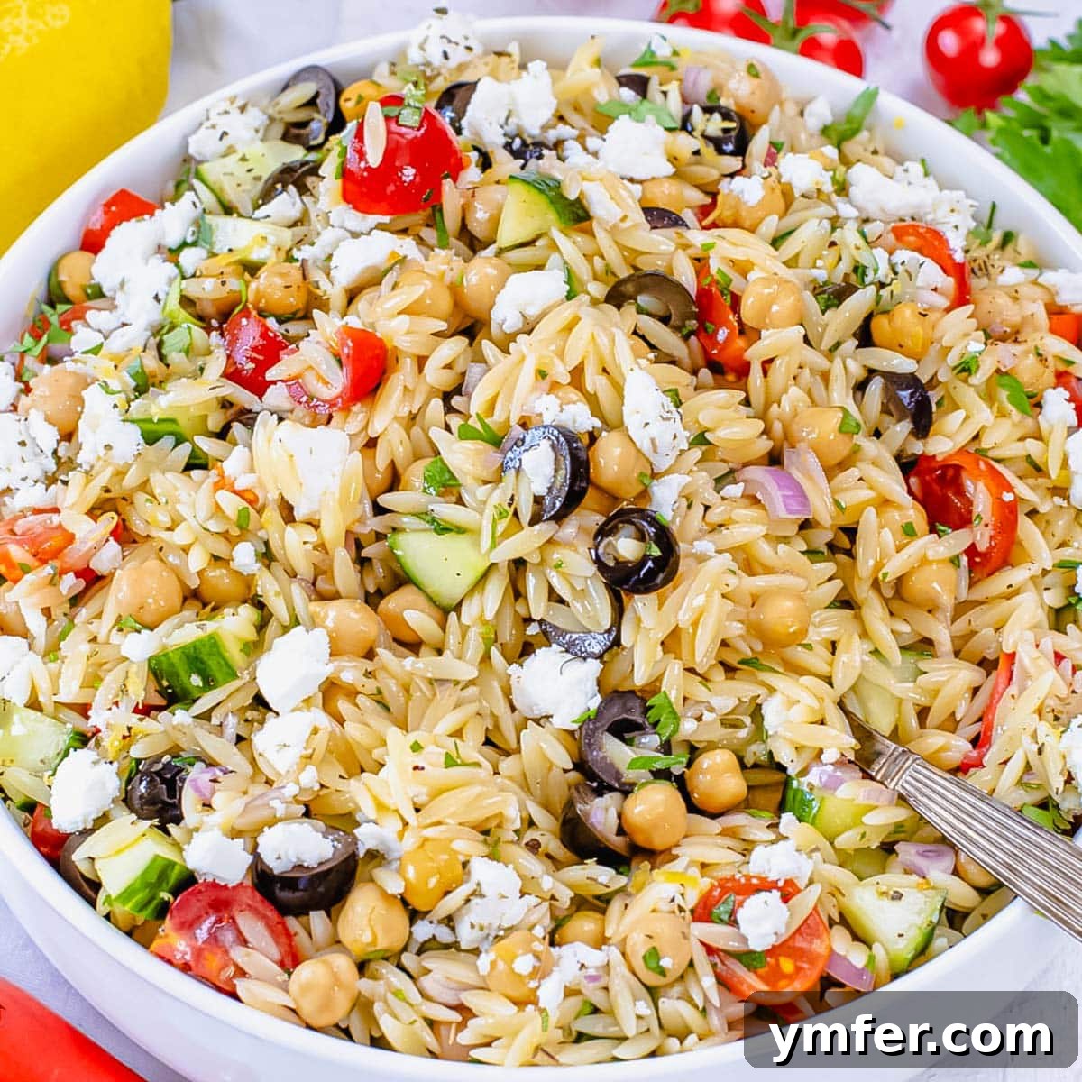 15 Effortless Pasta Salads You'll Crave All August 11 Orzo salad.