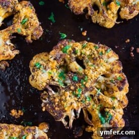 This Parmesan Cajun spiced cauliflower steak is the perfect menu addition to all your meatless meals. It also works perfectly as a flavorful side dish. This dish will turn everyone into a cauliflower lover!