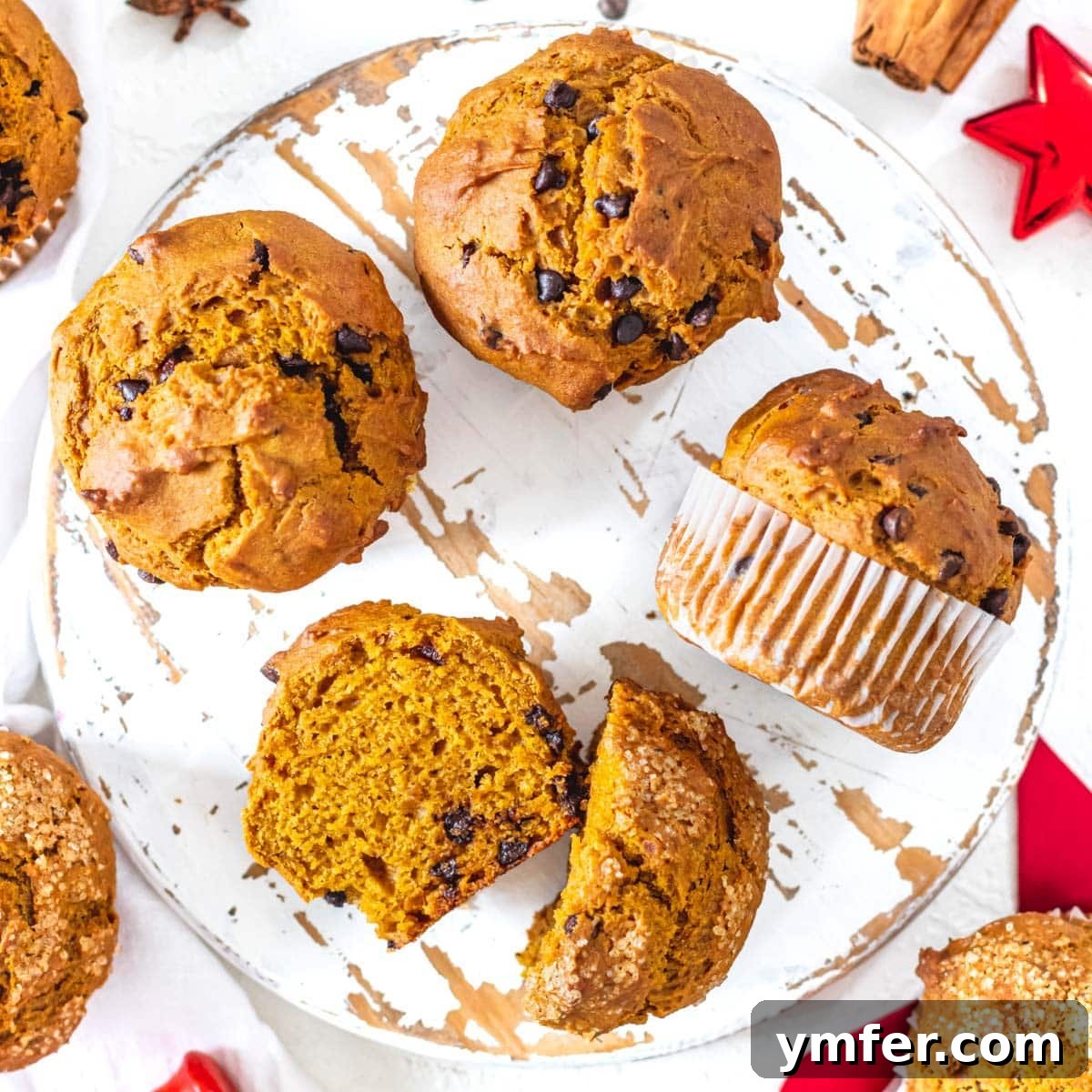 Boost Your Gut: 25+ Fiber-Packed Meals for Digestive Health 22 Pumpkin muffins with chocolate and cinnamon