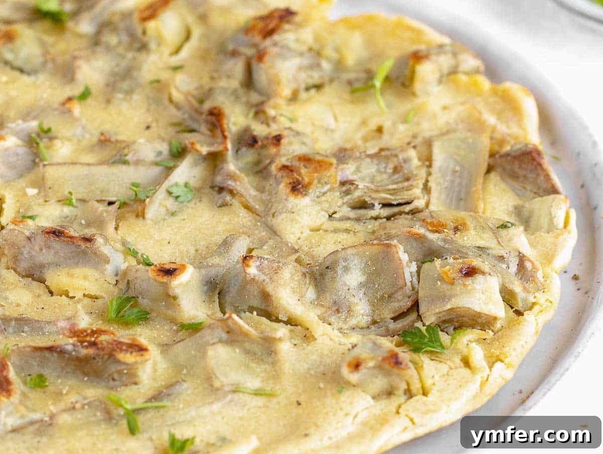 Simple Artichoke Recipes and Cooking Tips 22 chickpea frittata with artichokes