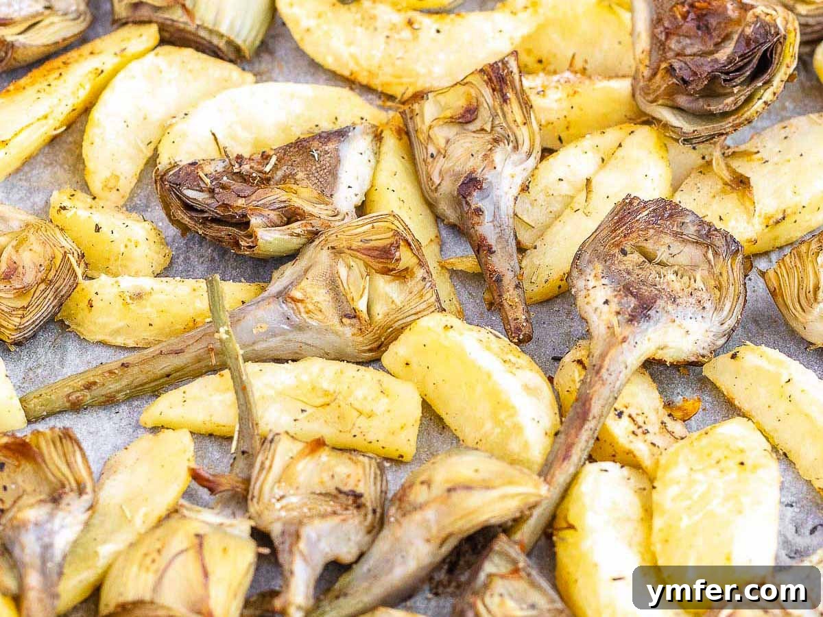 Simple Artichoke Recipes and Cooking Tips 26 roasted artichokes and potatoes