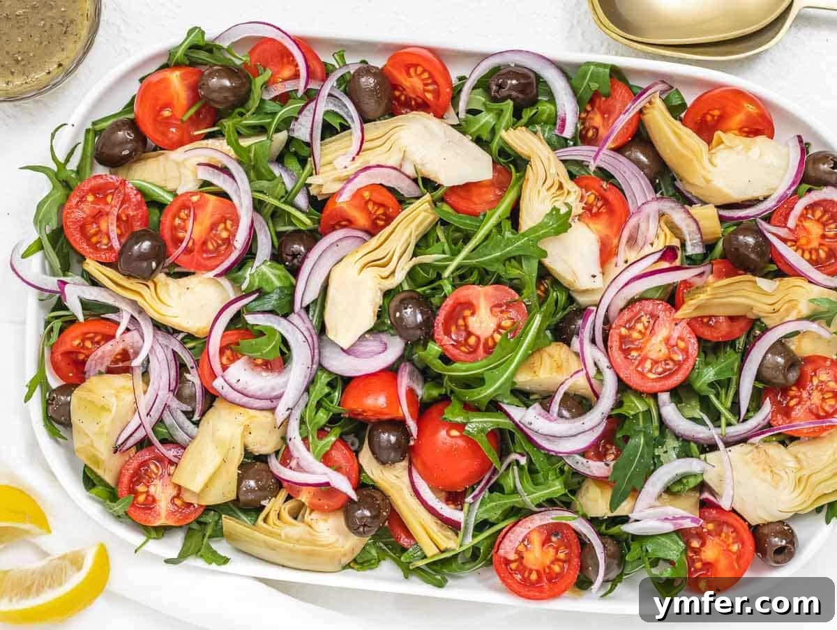 Simple Artichoke Recipes and Cooking Tips 27 Artichoke Salad with basic ingredients