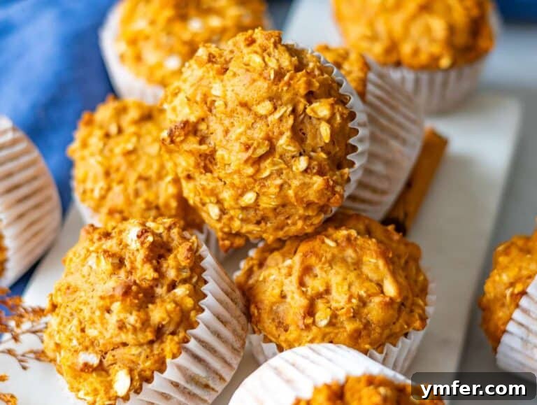Wholesome Oil-Free Sweet Potato Oatmeal Muffins 15 Step 5 Freshly baked Healthy sweet potato oatmeal muffins ready for breakfast or snacks.