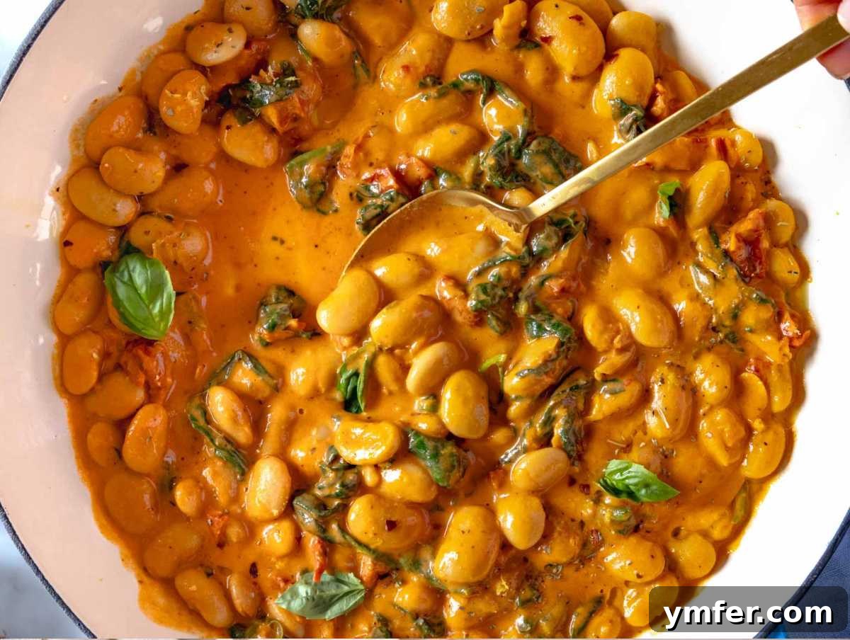 Fuel Up Fast: 25 High-Protein Bean Recipes in 30 Minutes 18 Marry me butter beans in a creamy Tuscan-inspired sauce.