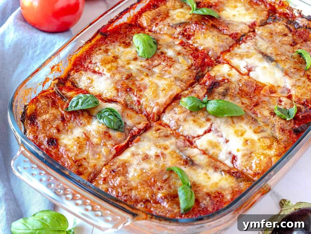 25 Affordable and Healthy Mediterranean Diet Meals 22 casseroli dish with eggplant parmigiana right out of the oven